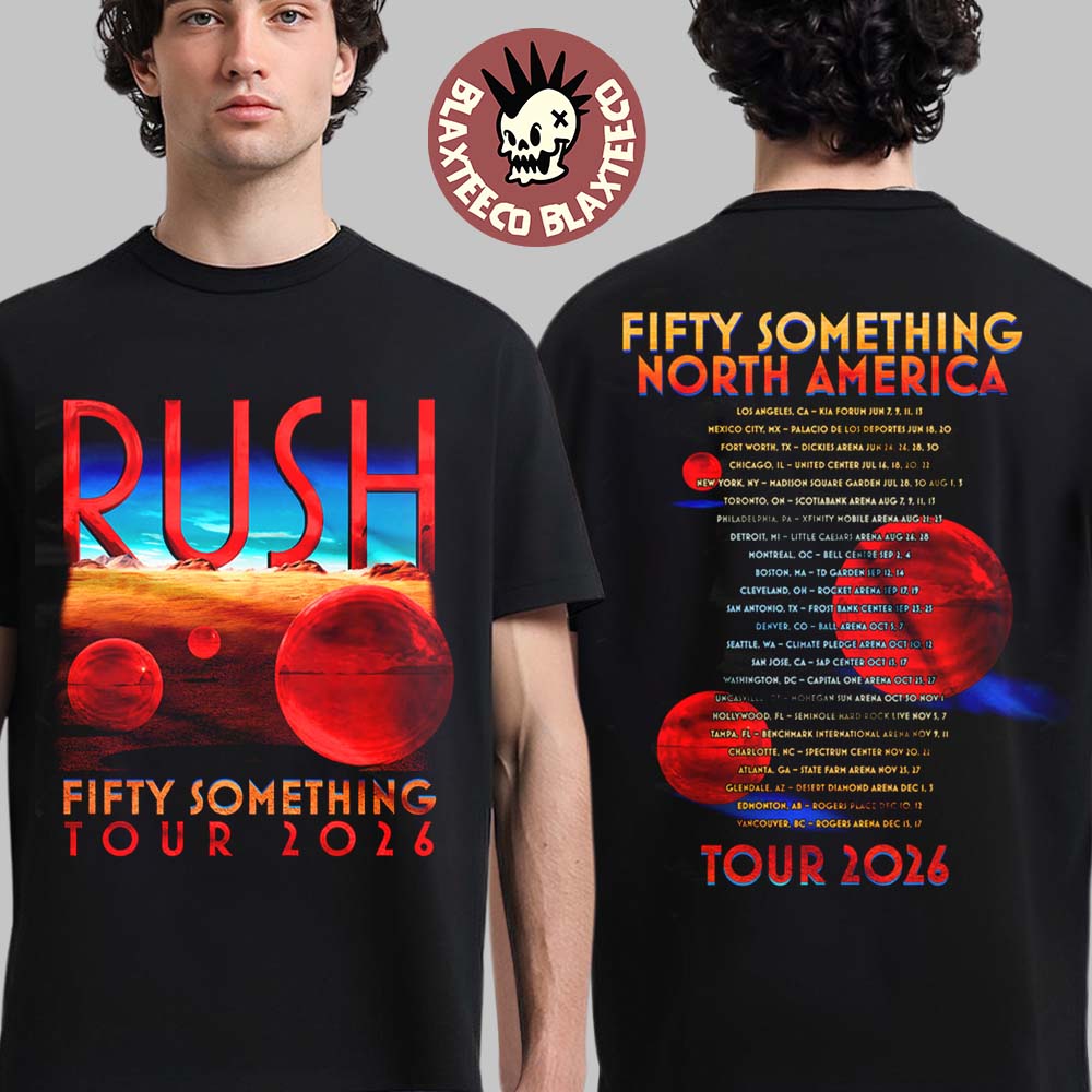 Rush Fifty Something Tour 2026 Merch Spheres - Adult & Kids T-Shirts, Sweatshirts & Hoodies apparel design preview 1