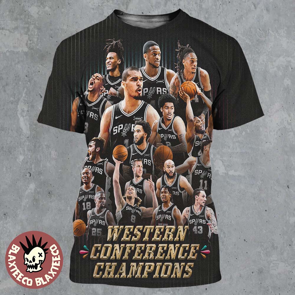 San Antonio Spurs 2026 NBA Final Bound Western - Adult & Kids T-Shirts, Sweatshirts & Hoodies apparel design preview 1
