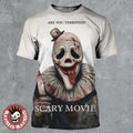 Scary Movie 6 Funny Art the Clown Are You Terrified - Adult & Kids T-Shirts, Sweatshirts & Hoodies apparel design preview 1