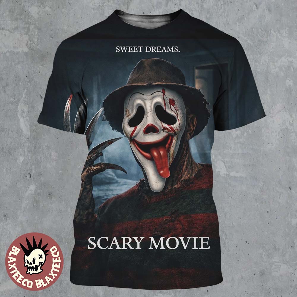 Scary Movie 6 Funny Freddy Krueger Sweet Dreams - Adult & Kids T-Shirts, Sweatshirts & Hoodies apparel design preview 1
