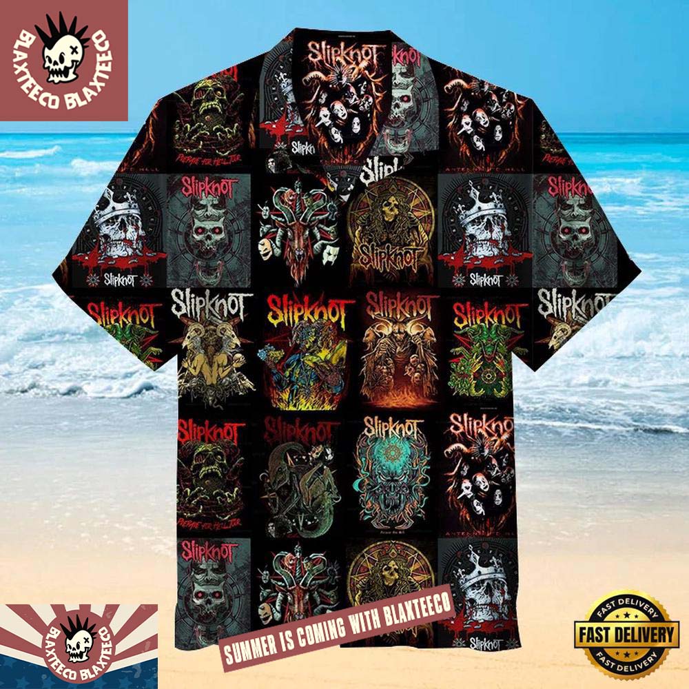 Slipknot Album Art Collage Gift For Fans 2026 Summer - Adult & Kids T-Shirts, Sweatshirts & Hoodies apparel design preview 1