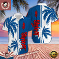 Slipknot Palm Tree White And Royal Summer Hawaiian - Adult & Kids T-Shirts, Sweatshirts & Hoodies apparel design preview 1