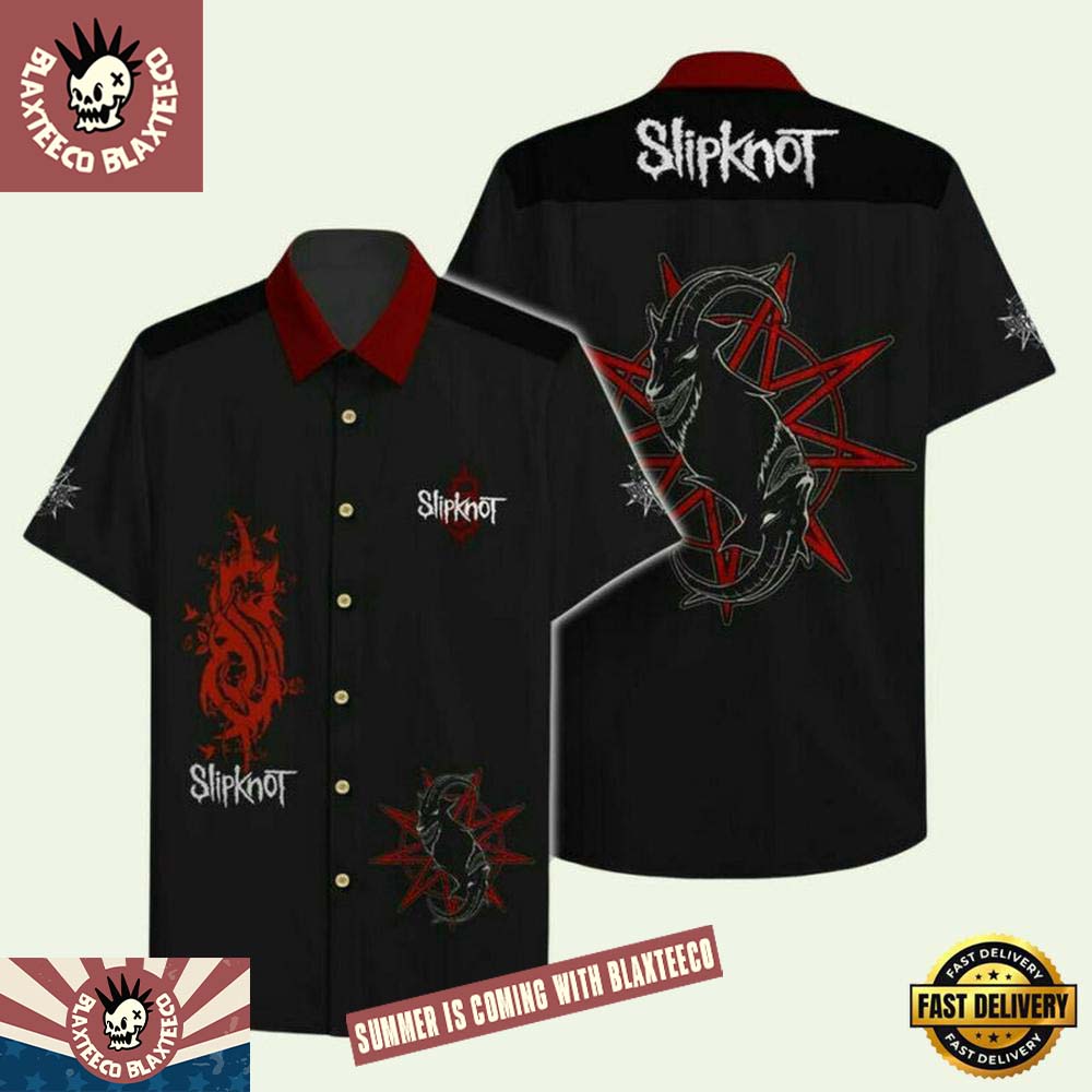 Slipknot Rock Band Flower Tribal S Aloha Summer - Adult & Kids T-Shirts, Sweatshirts & Hoodies apparel design preview 1