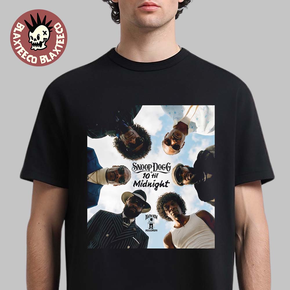 Snoop Dogg 10 Til Midnight Album Cover - Adult & Kids T-Shirts, Sweatshirts & Hoodies apparel design preview 1