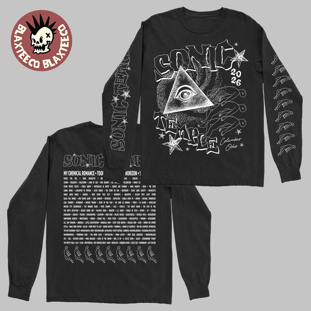 Sonic Temple 2026 Festival Merch In Columbus Ohio At - Adult & Kids T-Shirts, Sweatshirts & Hoodies apparel design preview 1