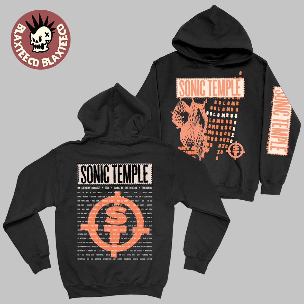 Sonic Temple 2026 Festival Merch In Columbus Ohio At - Adult & Kids T-Shirts, Sweatshirts & Hoodies apparel design preview 1