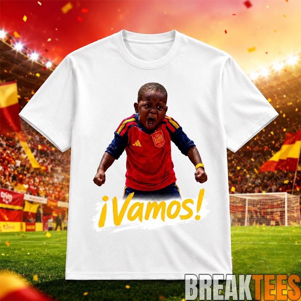 Spain Lamine Yamal Vamos Espana World Cup 2026 Meme - Adult & Kids T-Shirts, Sweatshirts & Hoodies apparel design preview 1