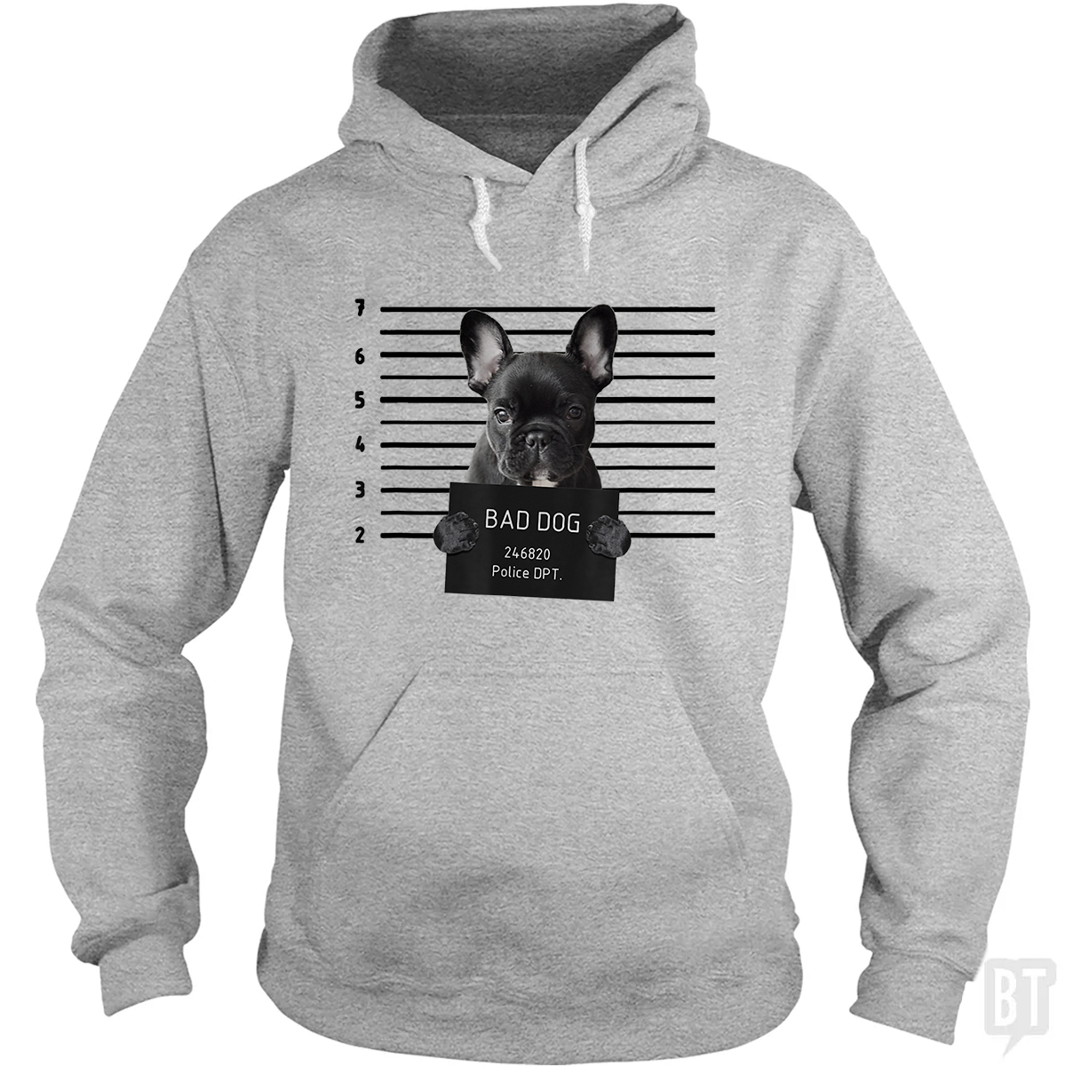 French Bulldog Prison - Adult & Kids T-Shirts, Sweatshirts & Hoodies apparel design preview 1
