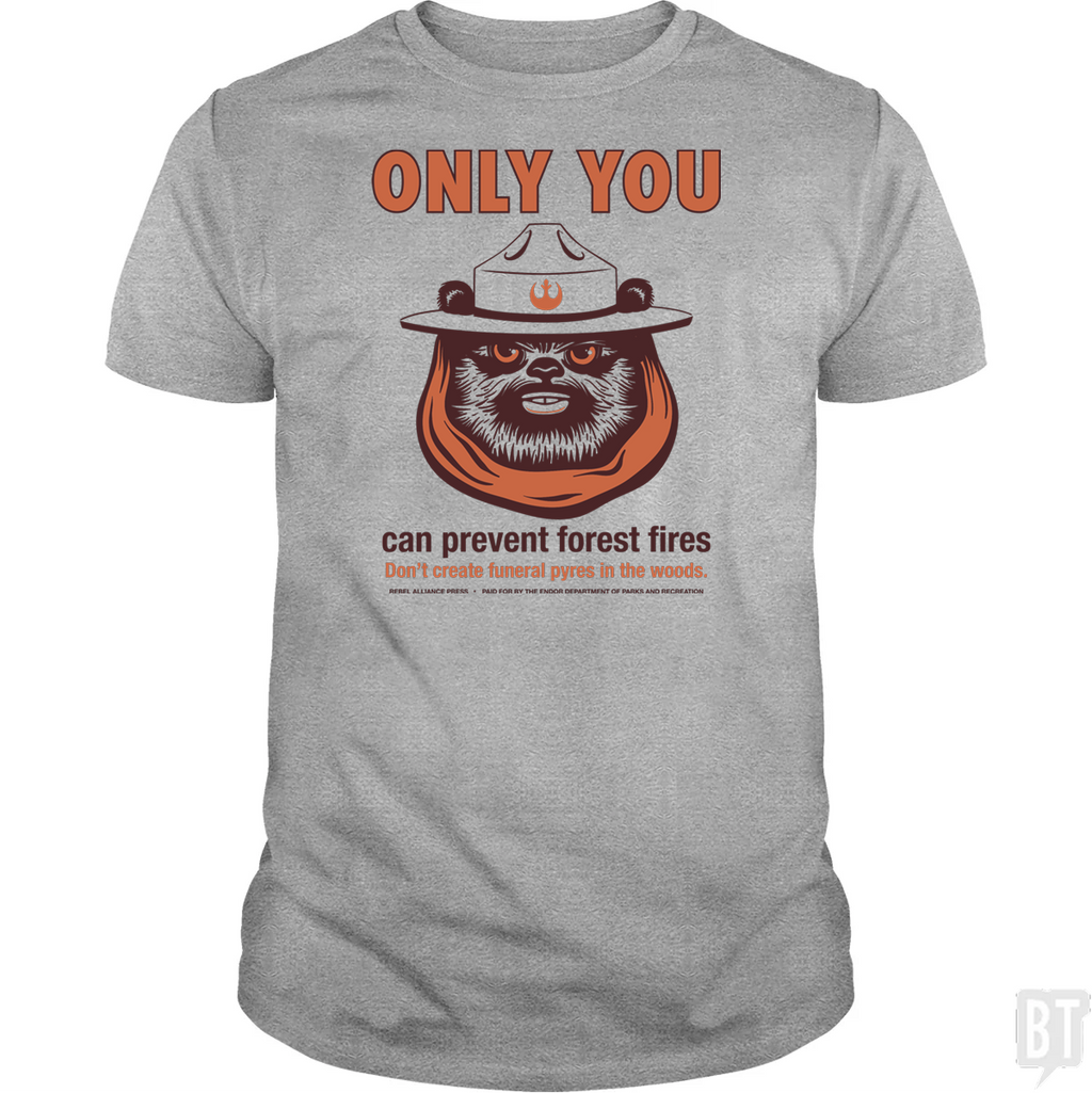 Ewok PSA - Adult & Kids T-Shirts, Sweatshirts & Hoodies apparel design preview 1