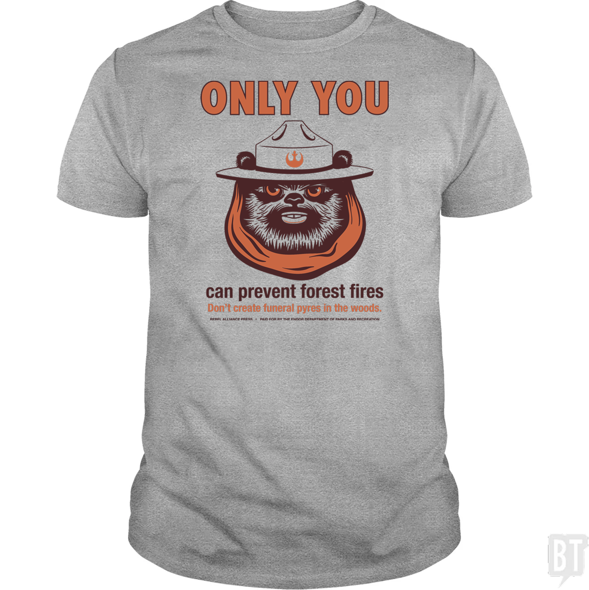 Ewok PSA - Adult & Kids T-Shirts, Sweatshirts & Hoodies apparel design preview 1