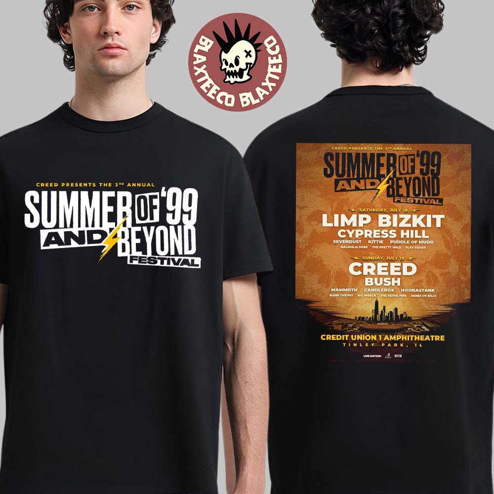Summer Of '99 And Beyond Festival 2026 Full Lineup In - Adult & Kids T-Shirts, Sweatshirts & Hoodies apparel design preview 1