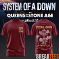 System of a Down UK EU Tour 2026 Special Collection - Adult & Kids T-Shirts, Sweatshirts & Hoodies apparel design preview 1