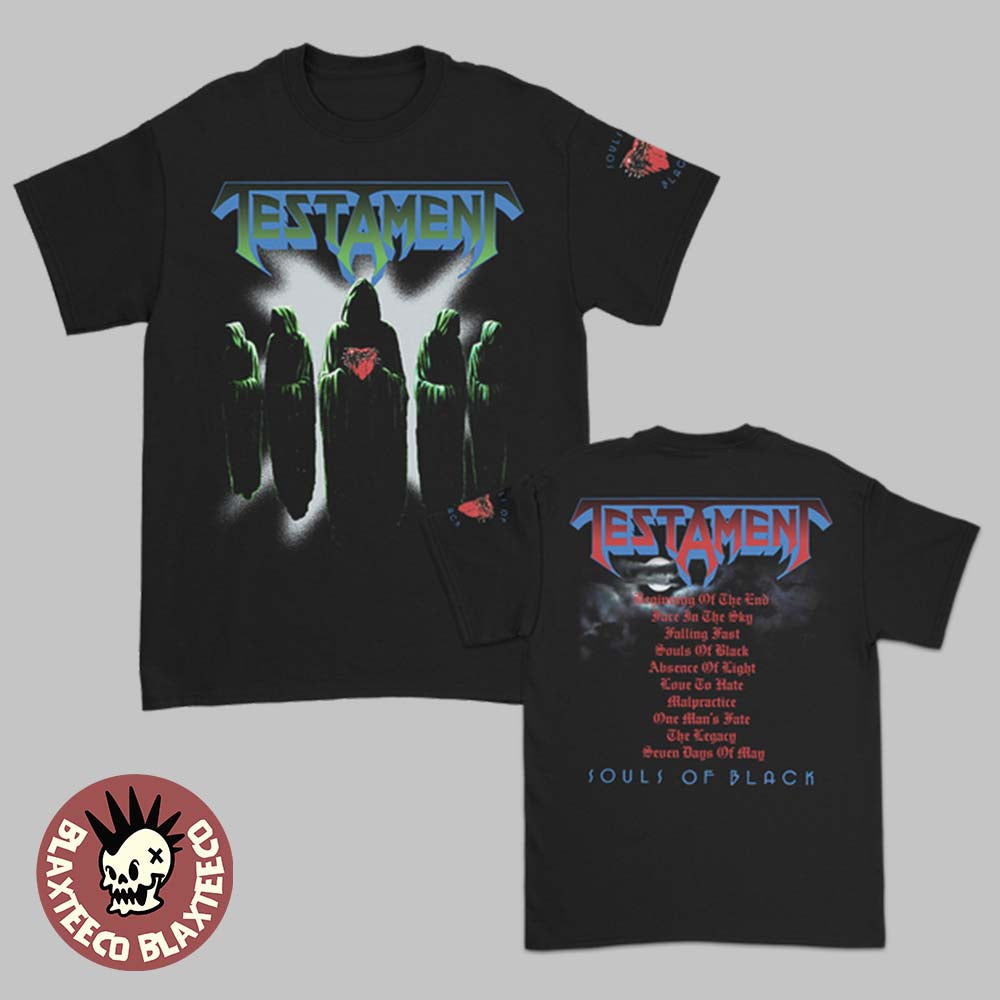Testament Souls Of Black Collection Album Cover And - Adult & Kids T-Shirts, Sweatshirts & Hoodies apparel design preview 1