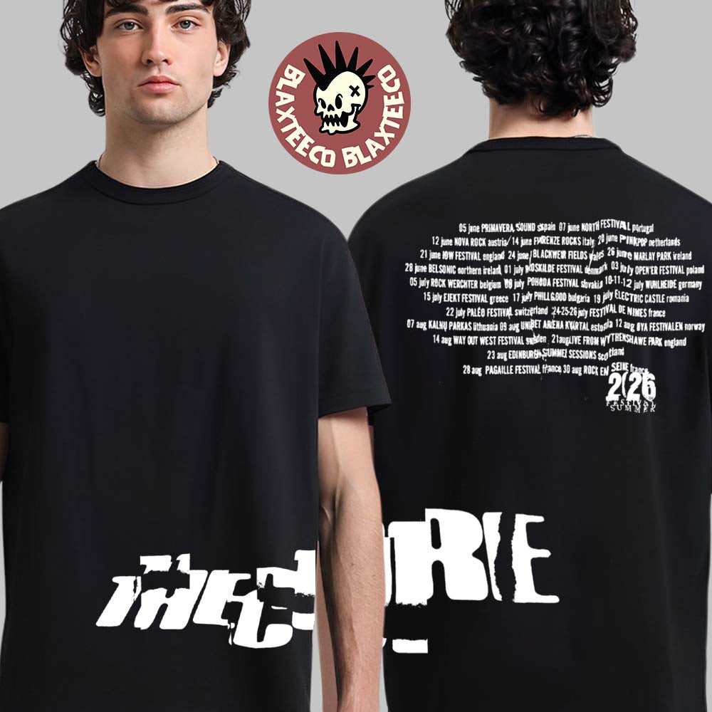 The Cure Festival Summer 2026 Merch Big Logo With - Adult & Kids T-Shirts, Sweatshirts & Hoodies apparel design preview 1