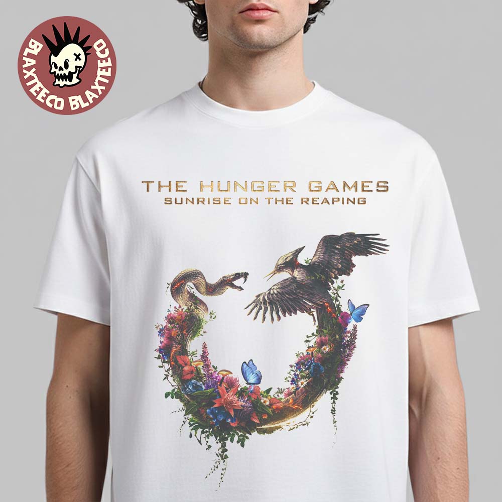 The Hunger Games Sunrise On Reaping Logo Snake And - Adult & Kids T-Shirts, Sweatshirts & Hoodies apparel design preview 1