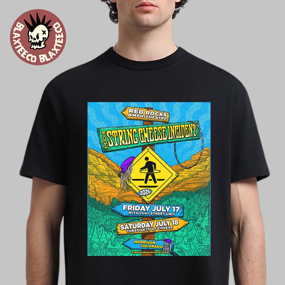 The String Cheese Incident Live At Red Rocks - Adult & Kids T-Shirts, Sweatshirts & Hoodies apparel design preview 1