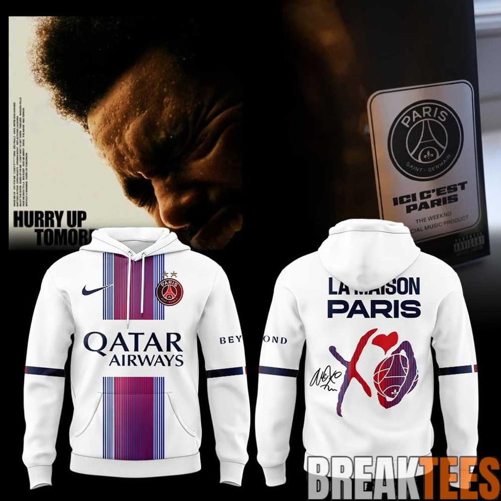 The Weeknd La Maison Paris PSG x XO Limited - Adult & Kids T-Shirts, Sweatshirts & Hoodies apparel design preview 1