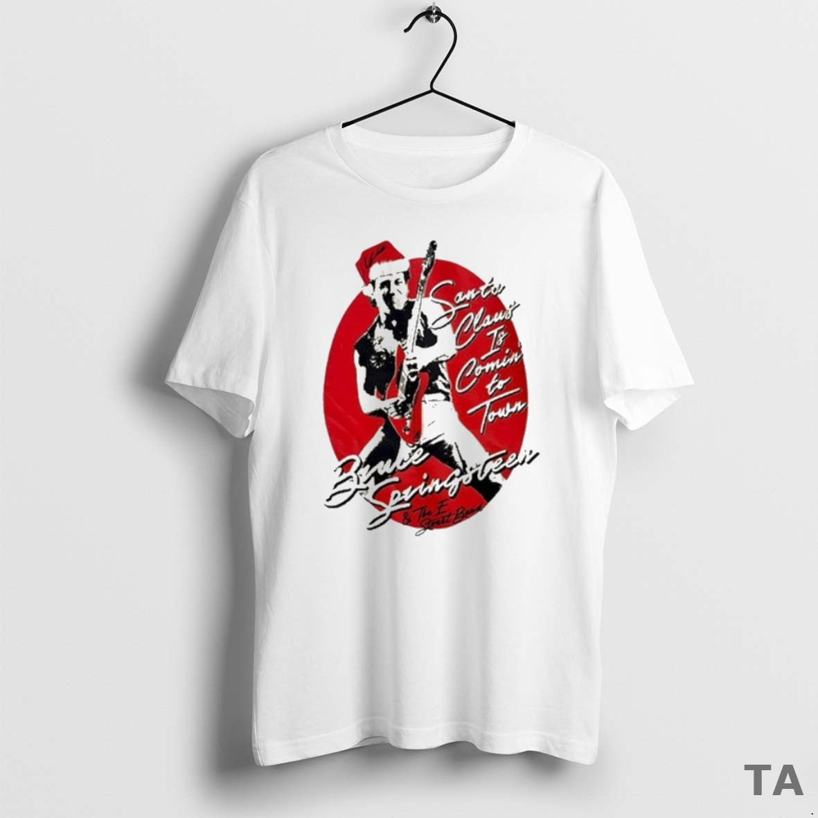 Top 2025 Bruce Springsteen Santa Claus Merry - Adult & Kids T-Shirts, Sweatshirts & Hoodies apparel design preview 1