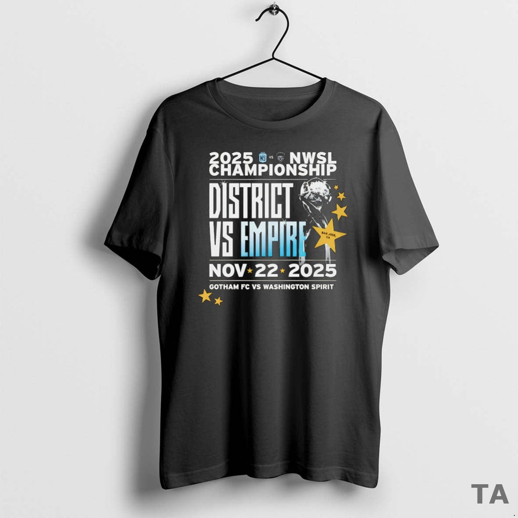 Top 2025 Nwsl Championship Gotham Fc Vs Washington - Adult & Kids T-Shirts, Sweatshirts & Hoodies apparel design preview 1