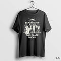 Top Beam Me Up This Place Sucks Sweater - Adult & Kids T-Shirts, Sweatshirts & Hoodies apparel design preview 1