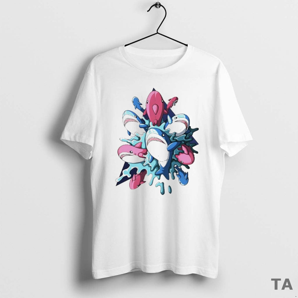 Top Blahaj Shark Graphic Sweater - Adult & Kids T-Shirts, Sweatshirts & Hoodies apparel design preview 1