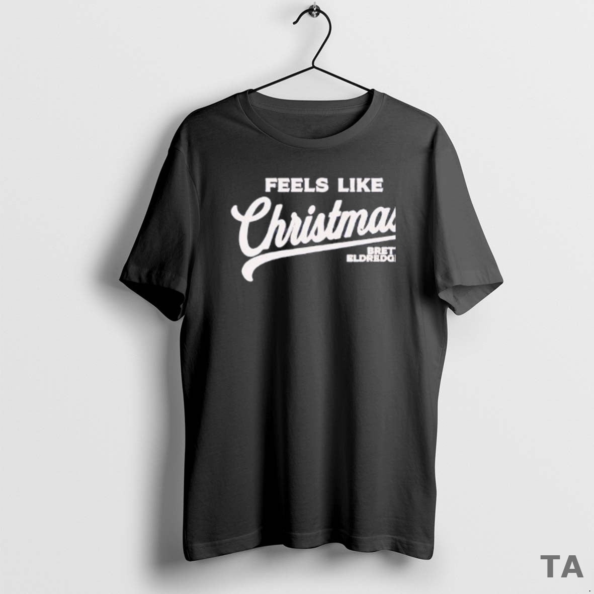 Top Brett Eldredge Wearing Feels Like Christmas - Adult & Kids T-Shirts, Sweatshirts & Hoodies apparel design preview 1