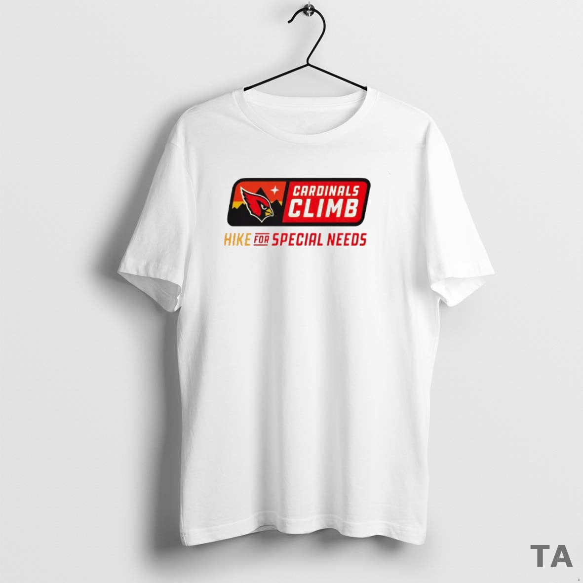 Top Cardinals Climb Hike For Special Needs Circle - Adult & Kids T-Shirts, Sweatshirts & Hoodies apparel design preview 1