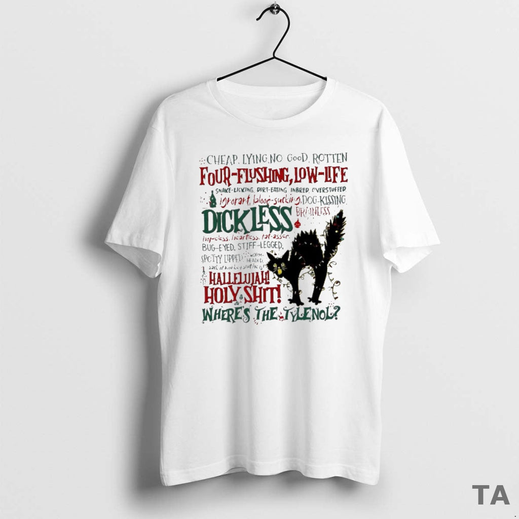 Top Cat Hallelujah Holy Shit Wheres The Tylenol - Adult & Kids T-Shirts, Sweatshirts & Hoodies apparel design preview 1
