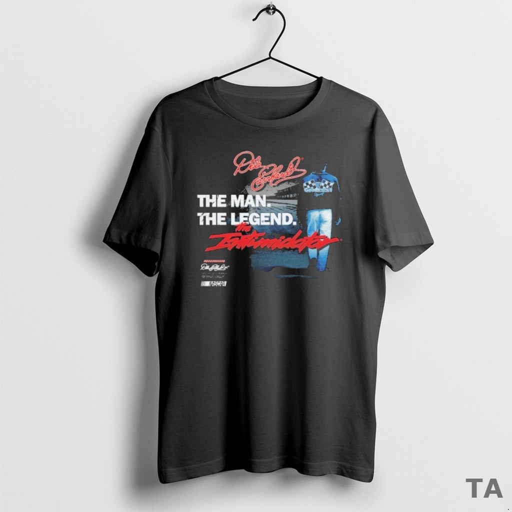 Top Dale Earnhardt Checkered Flag Sports The Man - Adult & Kids T-Shirts, Sweatshirts & Hoodies apparel design preview 1