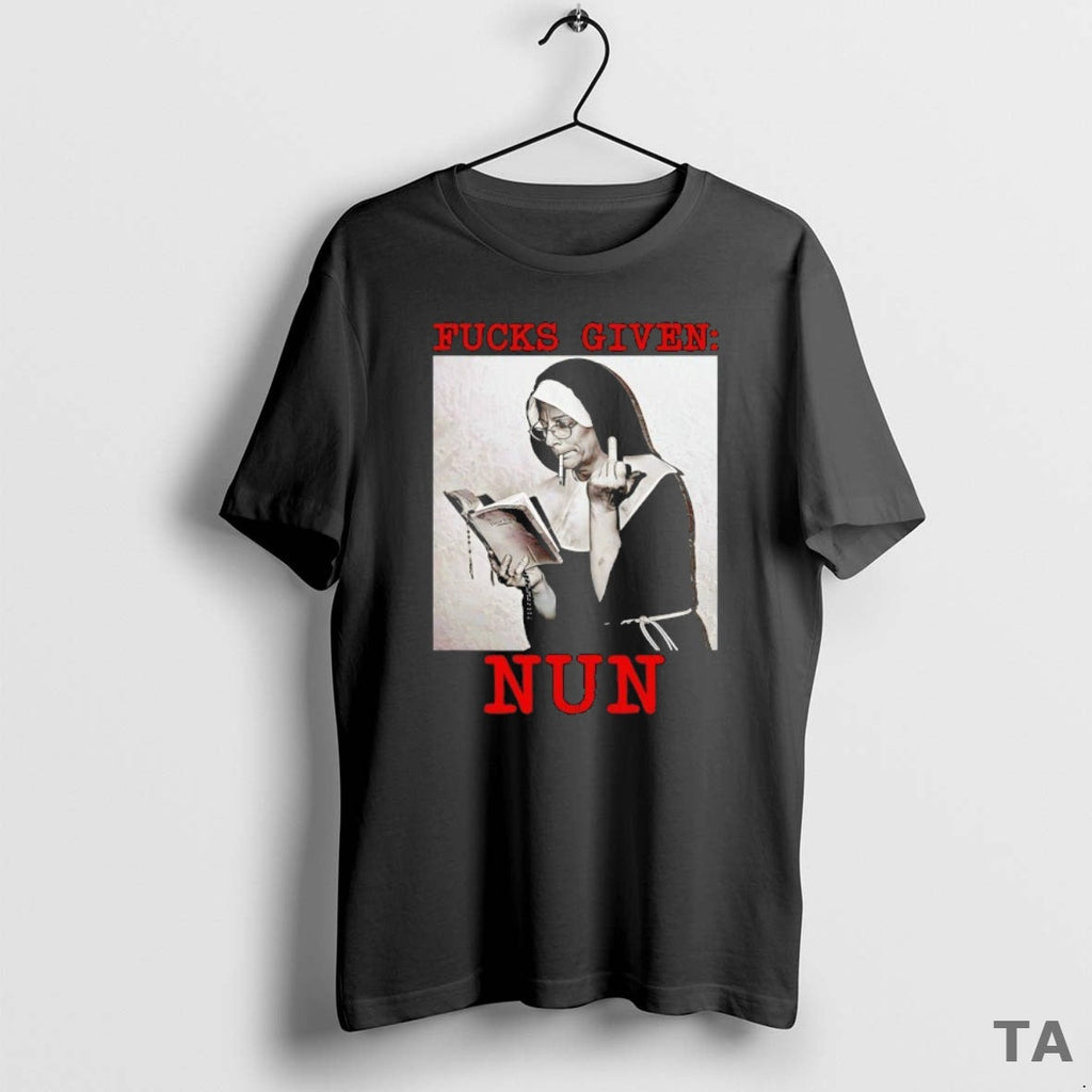 Top Fcks Given Nun Sweater - Adult & Kids T-Shirts, Sweatshirts & Hoodies apparel design preview 1