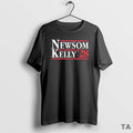 Top Gavin Newsom Mark Kelly 48th 28 President 2026 - Adult & Kids T-Shirts, Sweatshirts & Hoodies apparel design preview 1