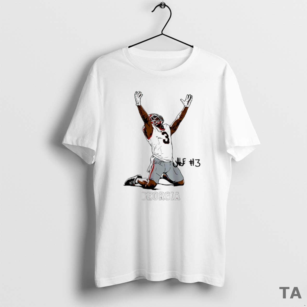 Top Georgia Bulldogs Football Nate Frazier End Zone - Adult & Kids T-Shirts, Sweatshirts & Hoodies apparel design preview 1
