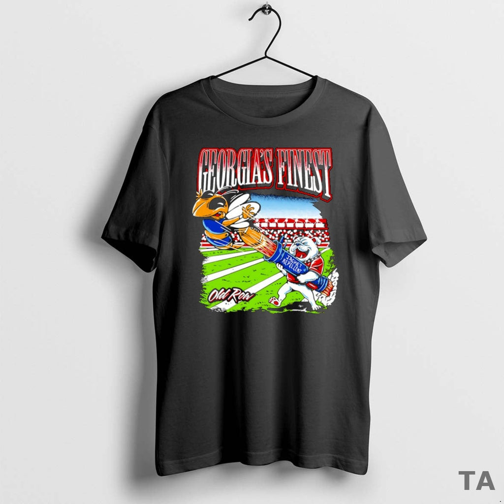 Top Georgias Finest Jacket Repellent Dawg Mascot - Adult & Kids T-Shirts, Sweatshirts & Hoodies apparel design preview 1