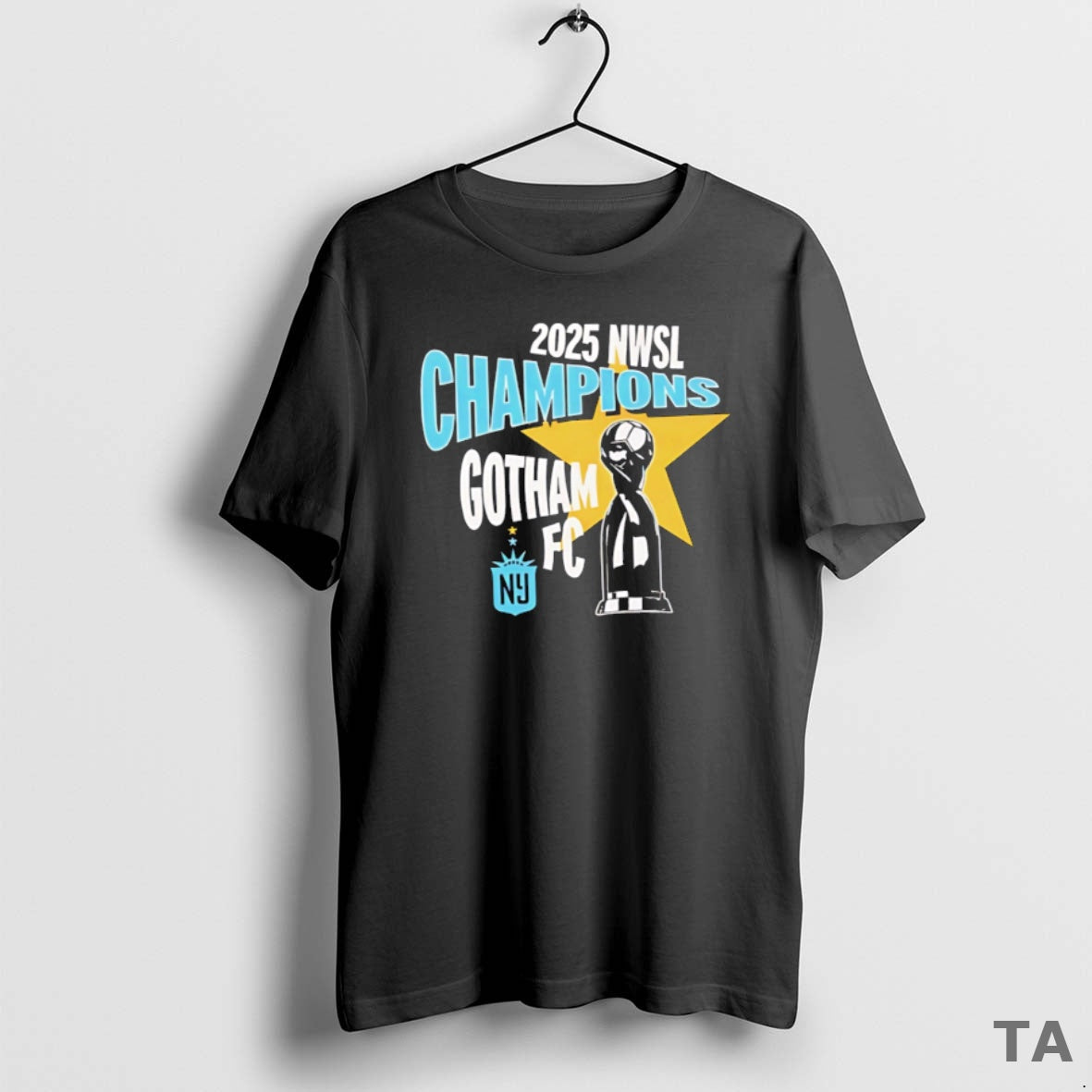 Top Gotham Fc 2025 Nwsl Champions Trophy Cup Sweater - Adult & Kids T-Shirts, Sweatshirts & Hoodies apparel design preview 1
