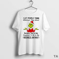 Top Grinch I Let People Think Whatever They Want - Adult & Kids T-Shirts, Sweatshirts & Hoodies apparel design preview 1
