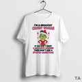 Top Grinch Im A Grouchy Chubby Woman Circle Sweater - Adult & Kids T-Shirts, Sweatshirts & Hoodies apparel design preview 1