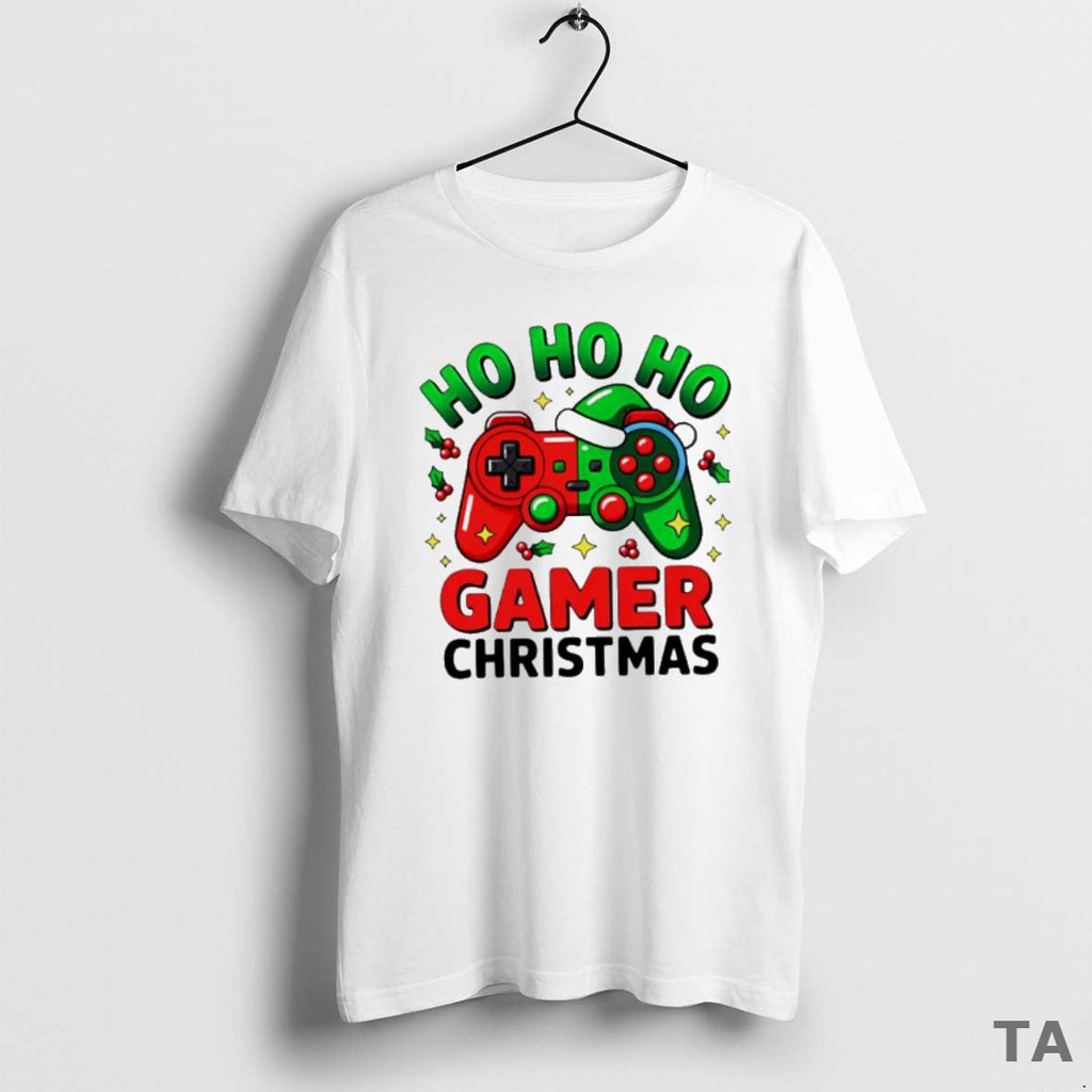 Top Ho Gamer Christmas Sweater - Adult & Kids T-Shirts, Sweatshirts & Hoodies apparel design preview 1