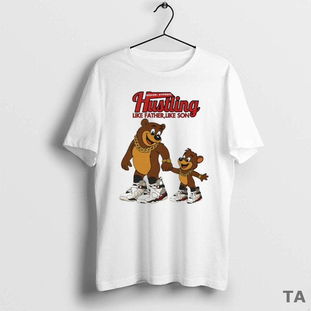 Top Husting Like Father Son Circle Sweater - Adult & Kids T-Shirts, Sweatshirts & Hoodies apparel design preview 1