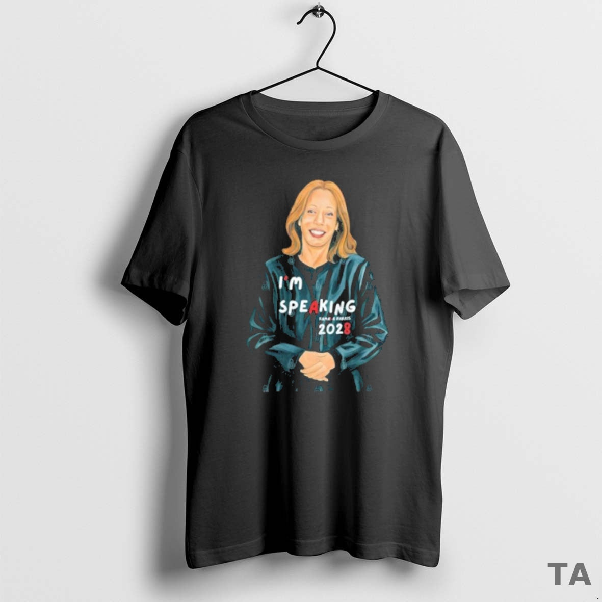 Top Im Speaking Madam Kamala Harris 2028 Sweater - Adult & Kids T-Shirts, Sweatshirts & Hoodies apparel design preview 1