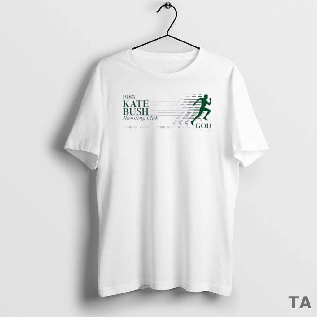 Top Kate Bush Running Club Up Hills Making Deals With - Adult & Kids T-Shirts, Sweatshirts & Hoodies apparel design preview 1
