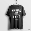 Top Kicking Ass Taking Naps Meaction Sweater - Adult & Kids T-Shirts, Sweatshirts & Hoodies apparel design preview 1