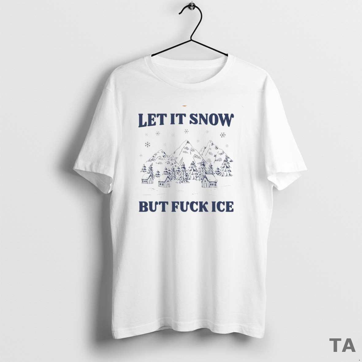 Top Let It Snow But Fck Ice Circle Sweater - Adult & Kids T-Shirts, Sweatshirts & Hoodies apparel design preview 1