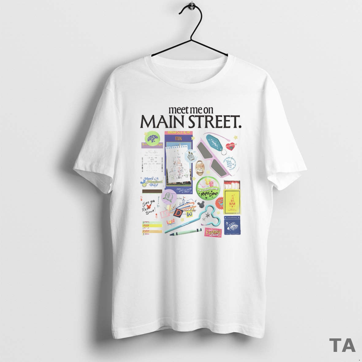 Top Meet Me On Main Street Sweater - Adult & Kids T-Shirts, Sweatshirts & Hoodies apparel design preview 1
