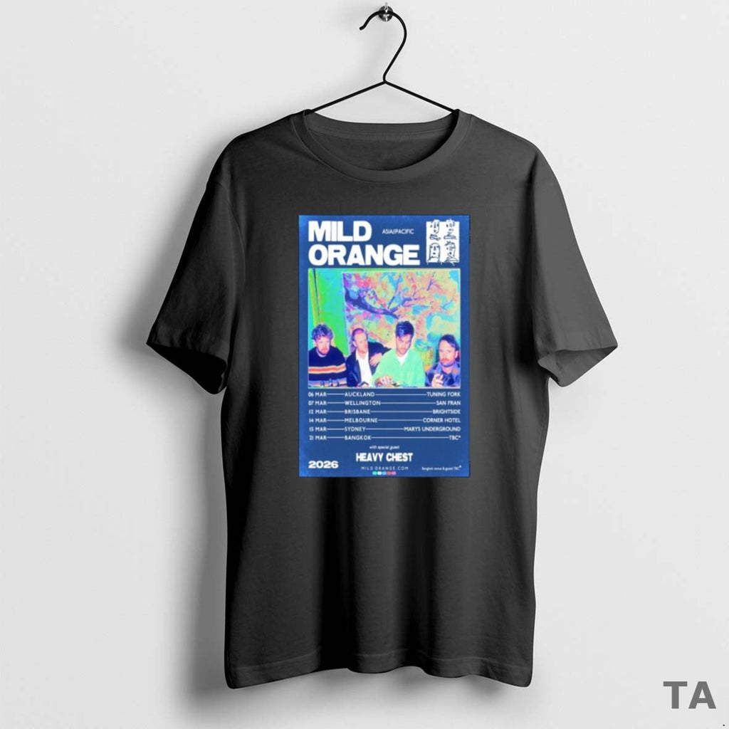 Top Mild Orange Tour March 2026 Heavy Chest Sweater - Adult & Kids T-Shirts, Sweatshirts & Hoodies apparel design preview 1