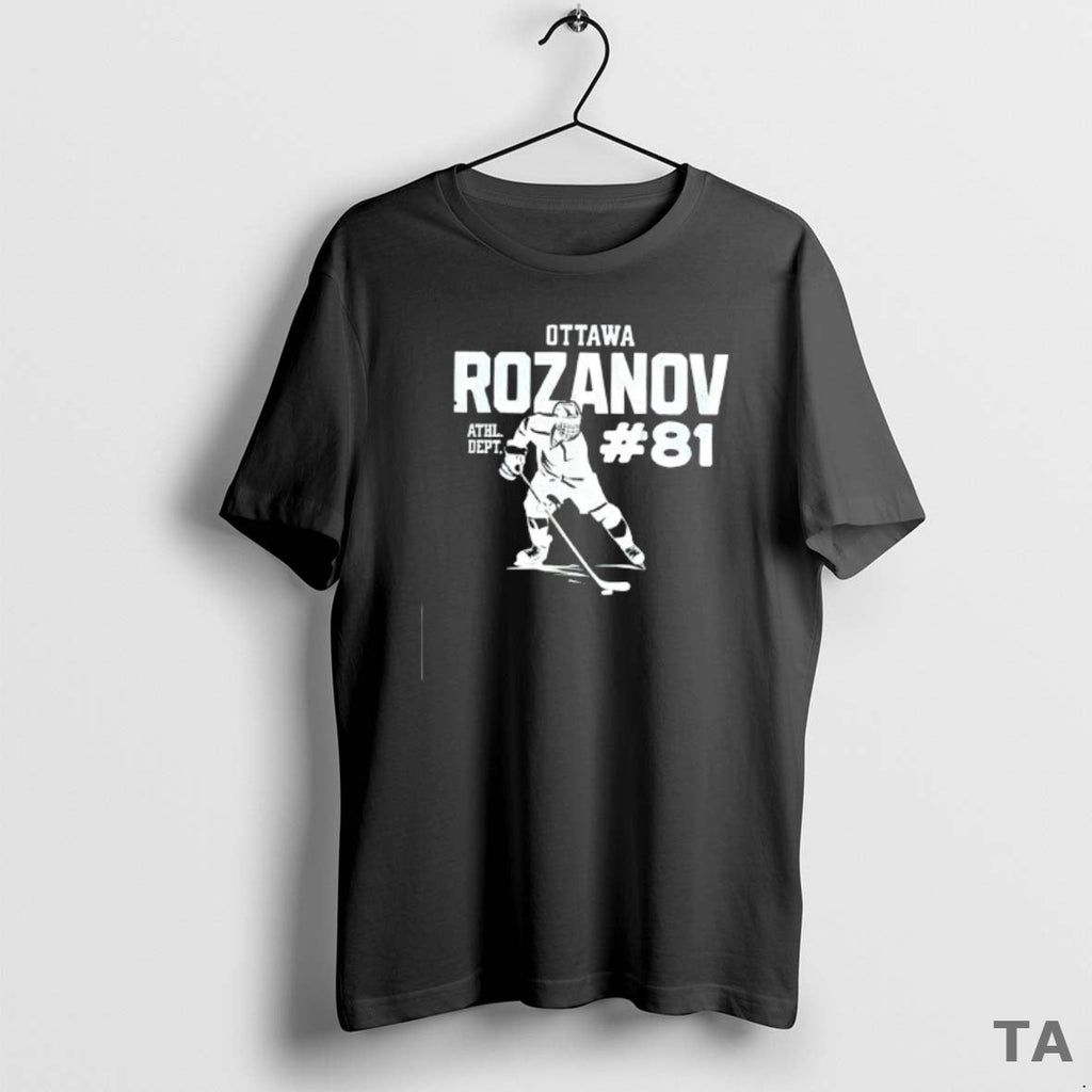 Top Ottawa Rozanov Athl Dept 81 Golden Boy And Ice - Adult & Kids T-Shirts, Sweatshirts & Hoodies apparel design preview 1