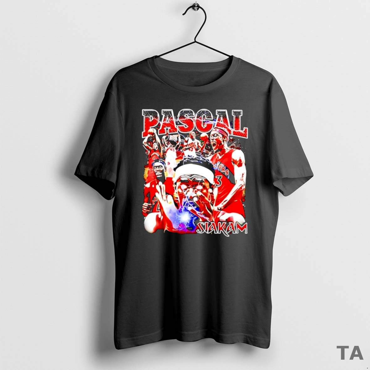 Top Pascal Siakam Toronto Raptors Thunder Eyes - Adult & Kids T-Shirts, Sweatshirts & Hoodies apparel design preview 1
