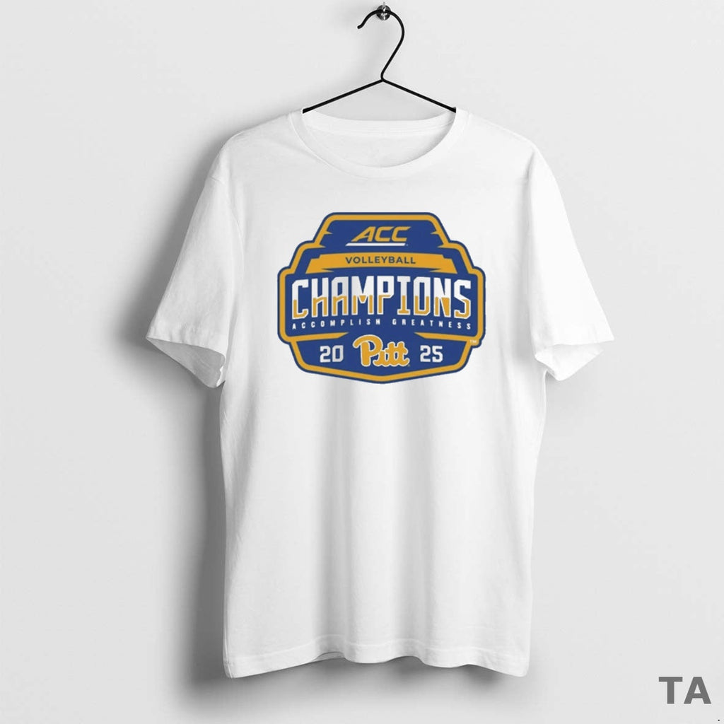 Top Pitt Panthers 2025 Acc Volleyball Champions - Adult & Kids T-Shirts, Sweatshirts & Hoodies apparel design preview 1