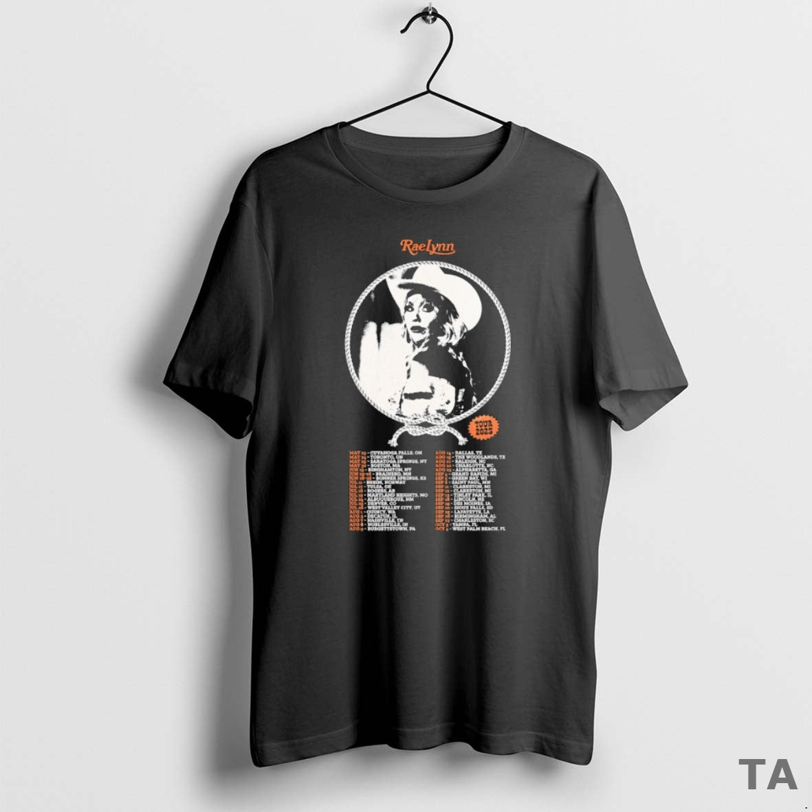 Top Raelynn American Tour 2025 Rope Shadow Sweater - Adult & Kids T-Shirts, Sweatshirts & Hoodies apparel design preview 1