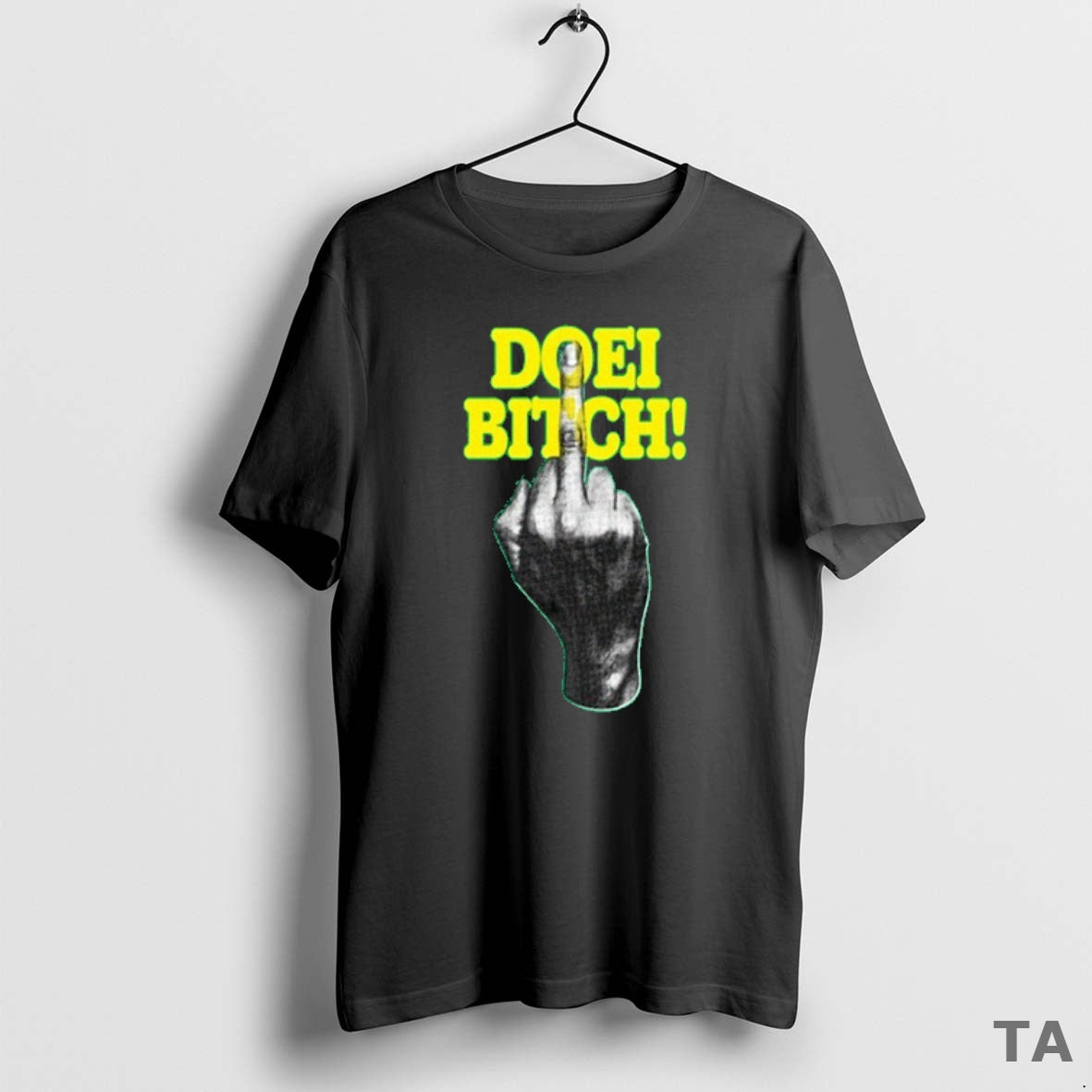 Top Roxy Dekker Doei Bitch Middle Finger Sweater - Adult & Kids T-Shirts, Sweatshirts & Hoodies apparel design preview 1