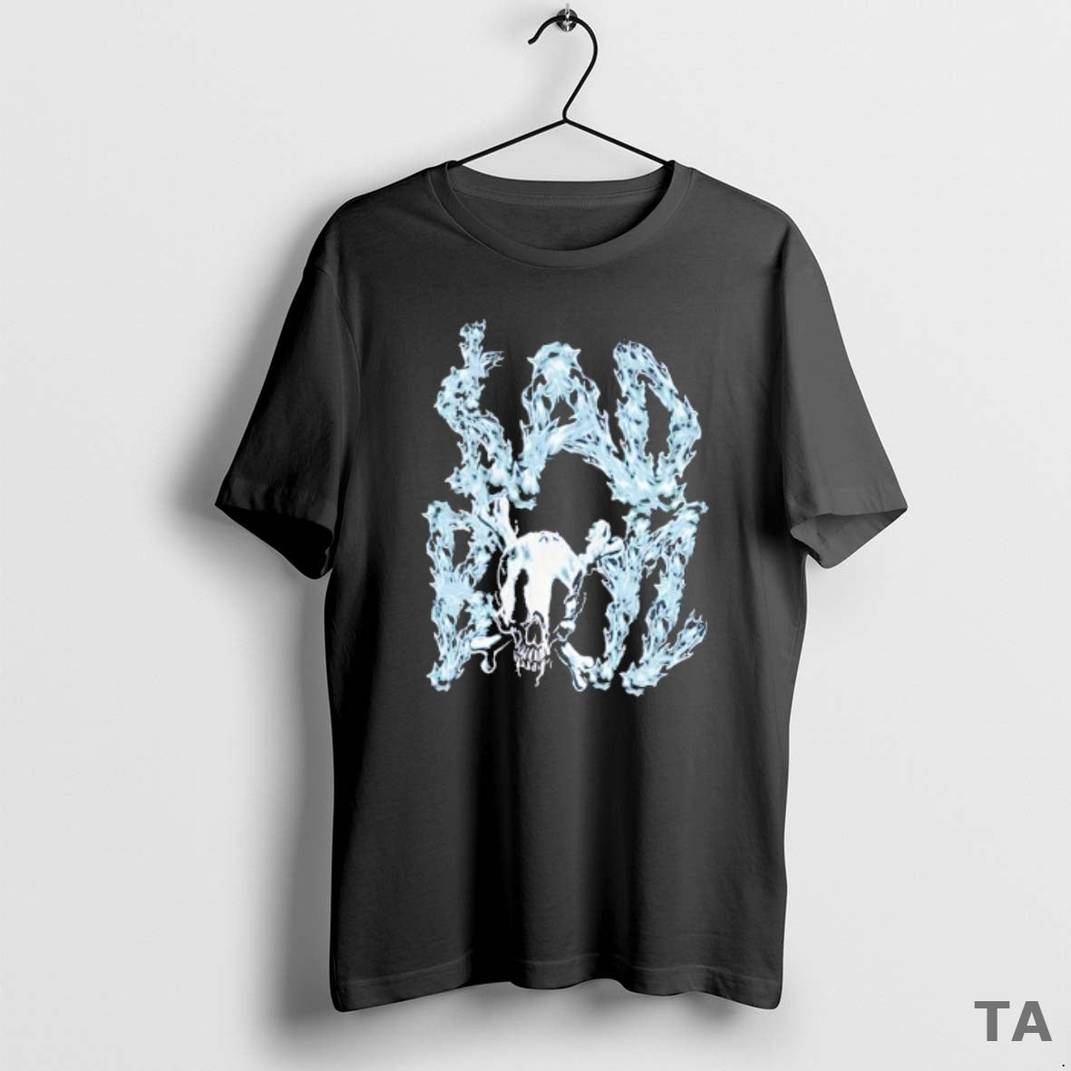 Top Sad Boyz Chrome Skull Graphic Sweater - Adult & Kids T-Shirts, Sweatshirts & Hoodies apparel design preview 1